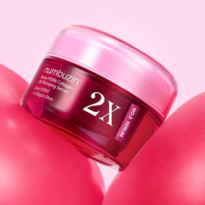 No.2 Gül PDRN Kolajen 2X Dolgunlaştırıcı Serum 30ml