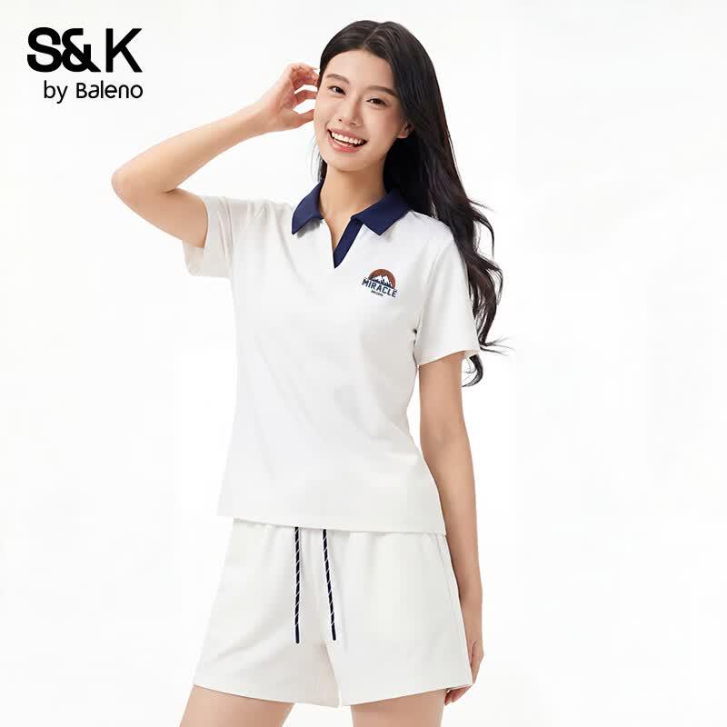 Baleno S&K Retro Polo Shirt & Shorts Set S