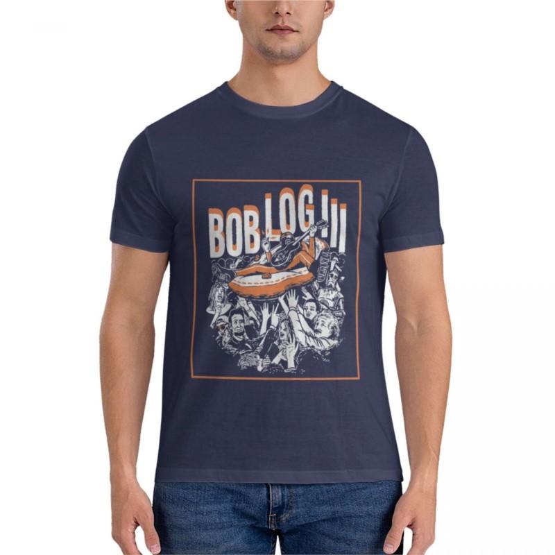 Bob Log 3 T-Shirt Essential T-Shirt Black T Shirts for Men Heavy Weight T Shirts for Men Funny T Shirt