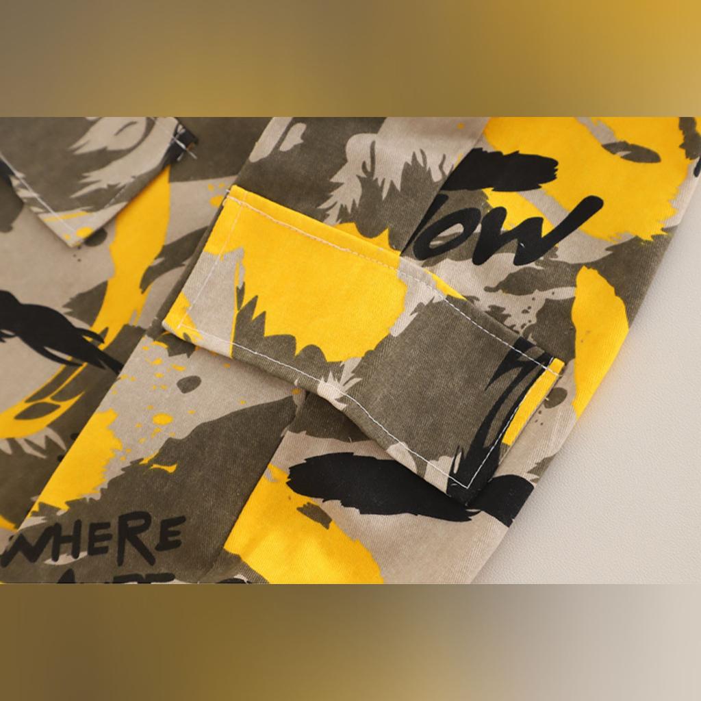 Kids Casual Long-Sleeve Set, Comfortable Daily Wear Outfits