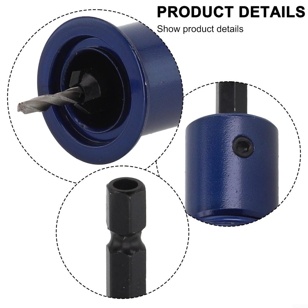 Hex Shank Core Limiter Countersink Drills Shank Drill Bit Hexagon Wrench