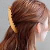 Accessories Women Barrettes Frosted Solid Color Hair Clips Ponytail Holder Banana Clip Hair Claws
