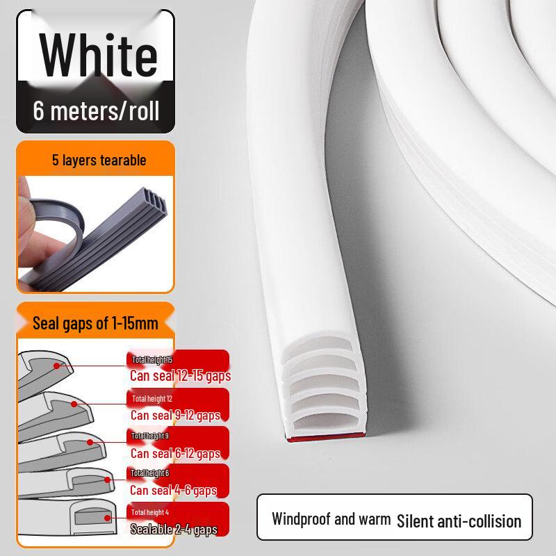 Five-Layer Door Gap Sealing Strip