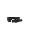Daks Women Black Cow Leather Slim Belt Dbbe6f746bk