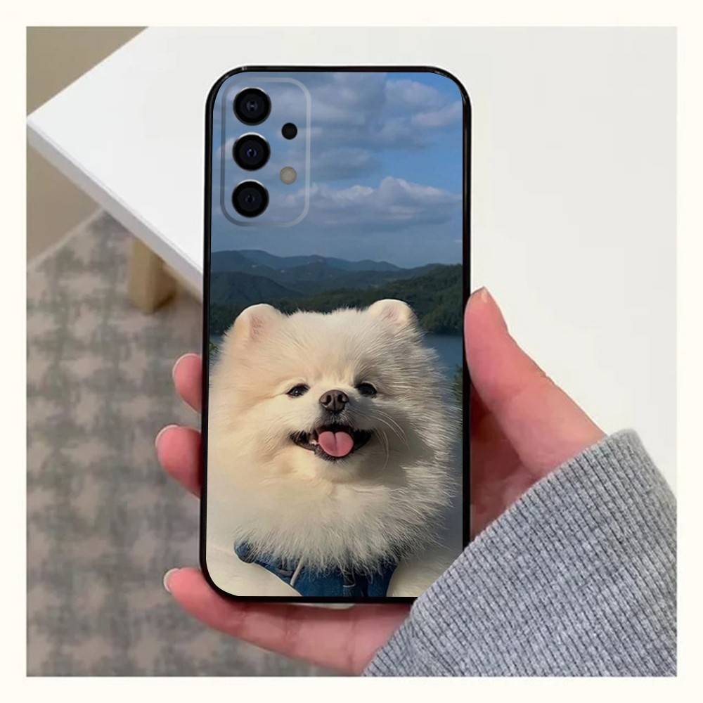 

Funny Pomeranian Dogs Phone Case For Samsung Galaxy A20,A21s,A22,A31,A32,A52,A53,A72,73,A80,A91 Soft Black Cover Samsung a715g