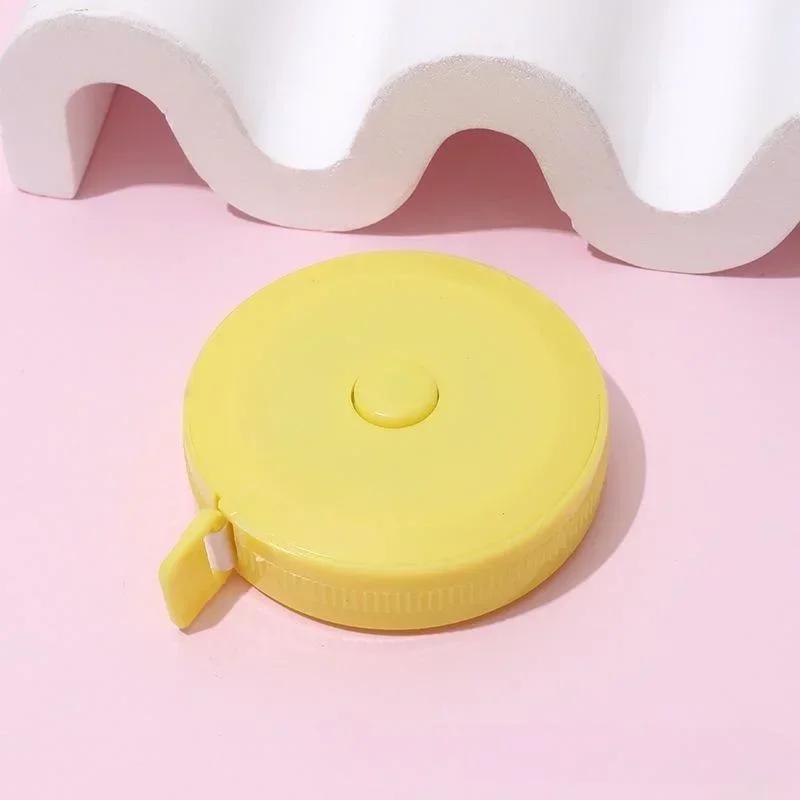 

1pc 150cm Mini Tape Measure Body Sewing Flexible Ruler for Weight Loss Medical Body DIY Jewelry Making Accessories жовтий
