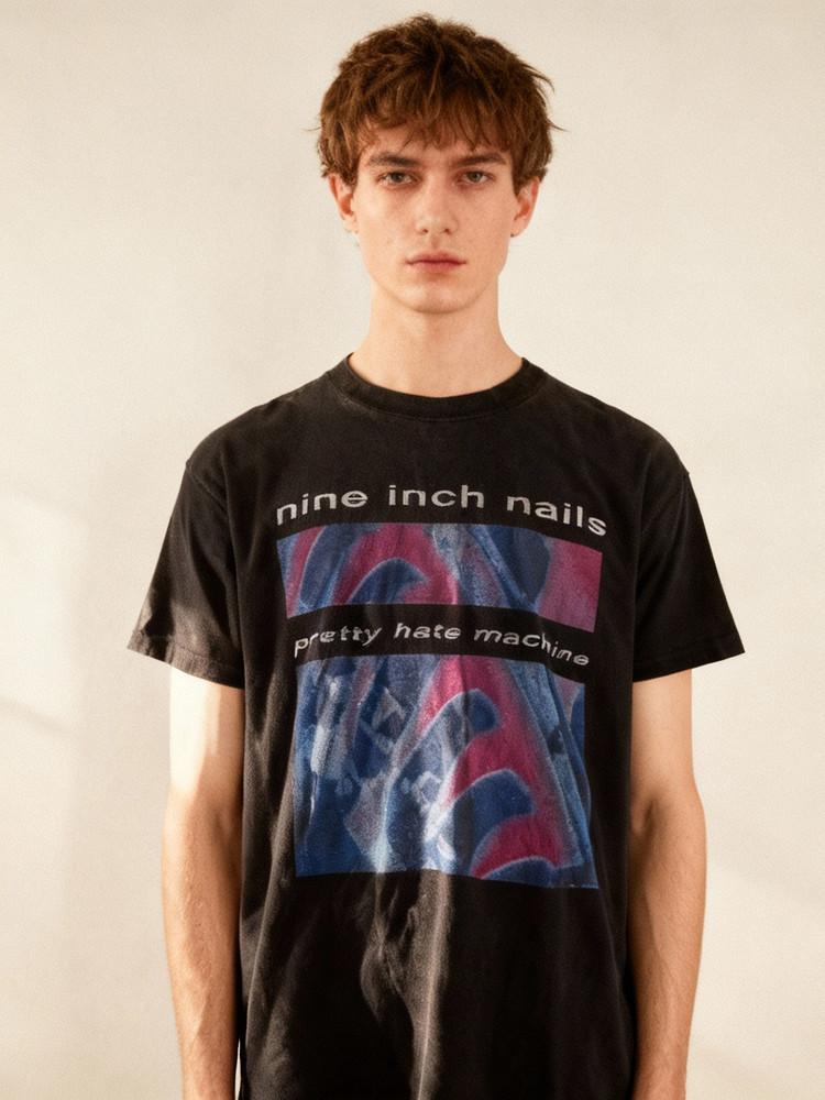 Nine Inch Nails Pretty Hate Machine Rock Band Unisex Heaven Cotton Tshirt NWT Unisex T-Shirt L