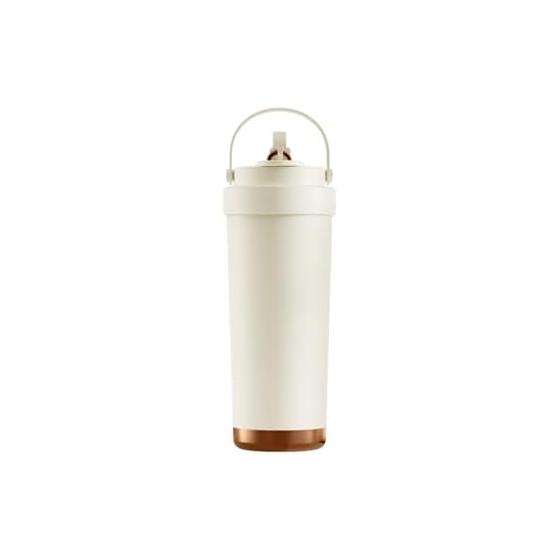

Tumbler Ceramic Coating Vacuum Insulated Heat/Cold Insulation Straw Included [No Metallic Odor! Comfortable 3-way drinking spout] Includes lid,