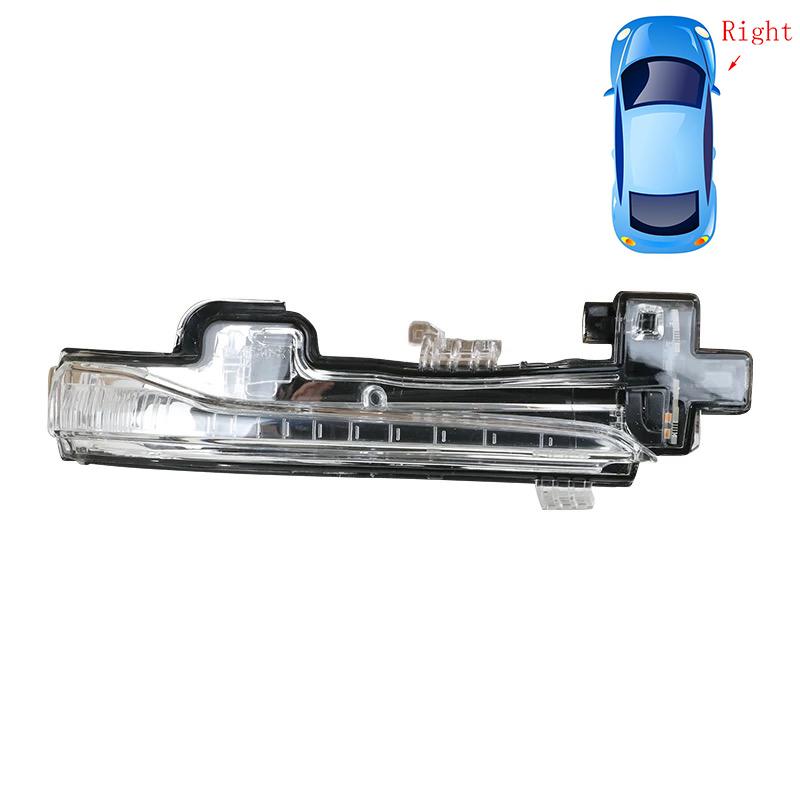 Car Rear Heated Mirror Glass Cover Frame Turn Signal Light Bottom for Volvo S60 V60 2011-2018 S80 2012-2016 V40 2013- V70