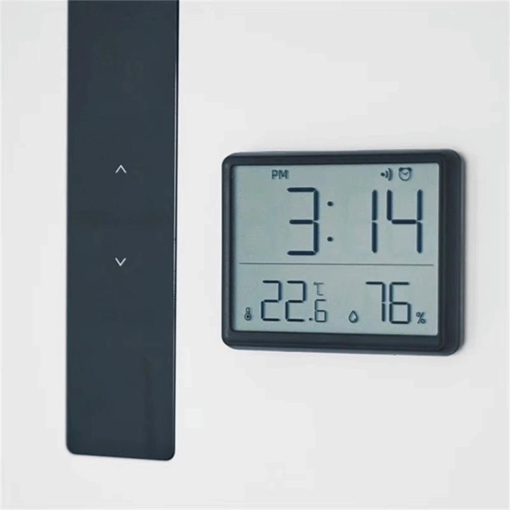 Magnetic Digital Alarm Clock Display Screen Table Clock Mini Temperature Hygrometer  Bedroom