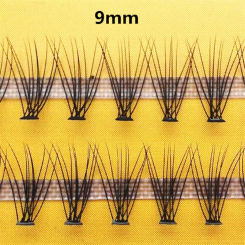 

10 шт. макияж отдельные кластерные ресницы прививка поддельные накладные ресницы наращивание отдельных ресниц 9mm