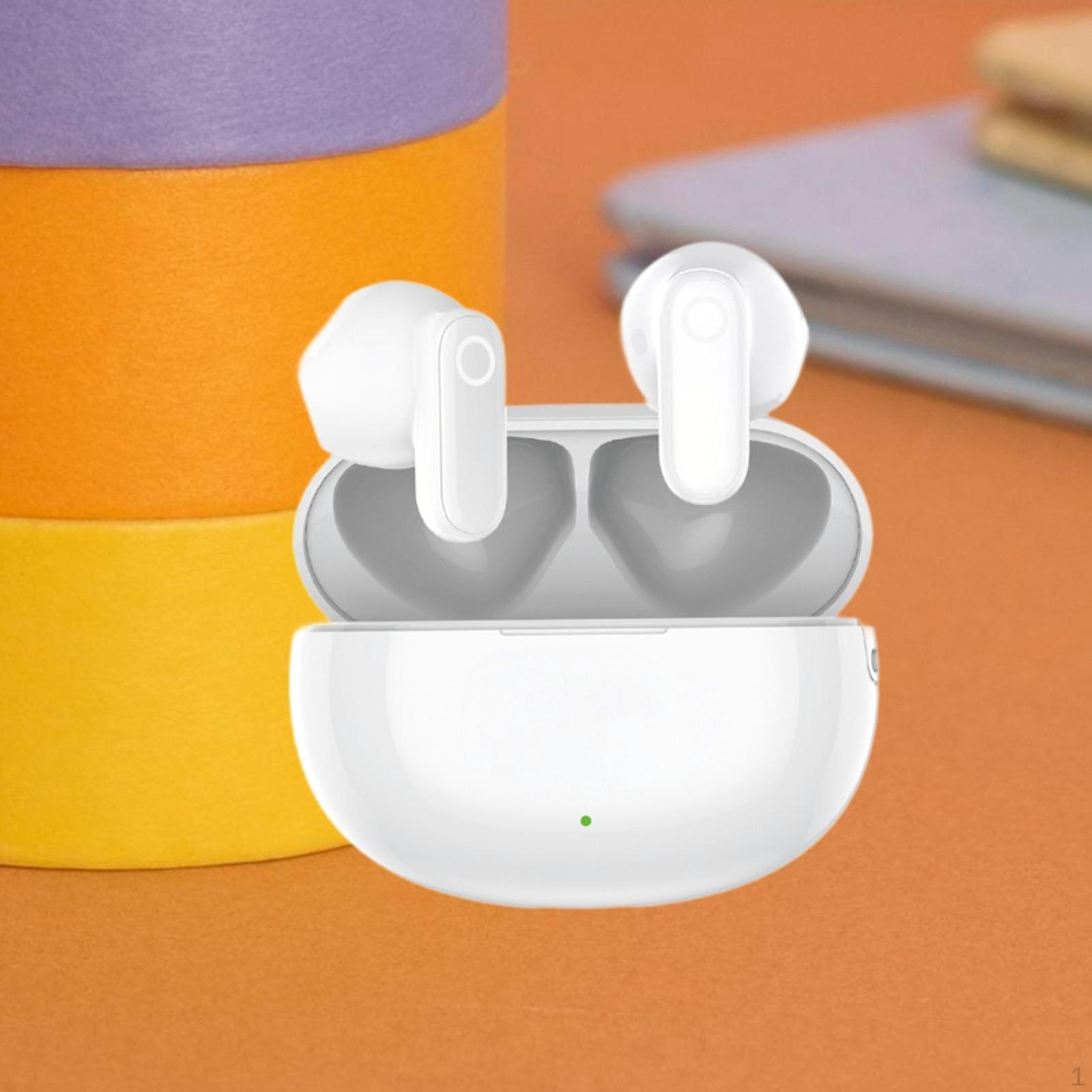 

Наушники с шумоподавлением и увеличенной сенсорной зоной, подарок на день рождения, универсальный аксессуар для игр Smart White