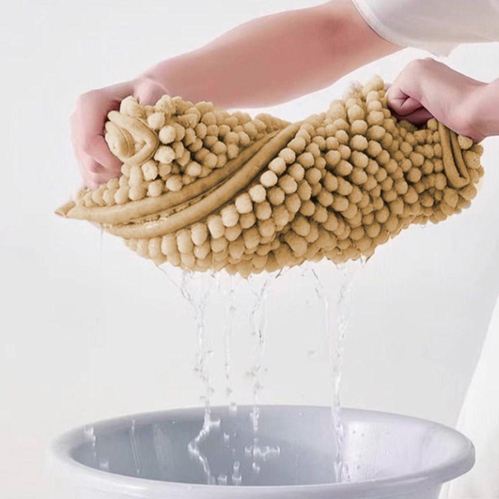 Non-slip Chenille Bathroom Mat Washable Living Room Carpets Household Bath Rug  Home