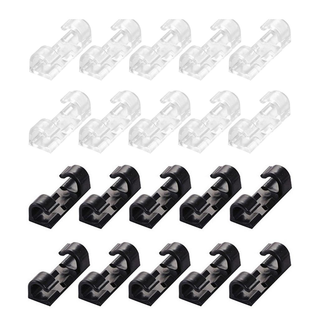 Wire Organizer Fixed Clip Card Network Cable Data Cable Buckle 40PCS