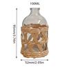 1PC Home Natural Woven Bohemian Bottle Rattan Decor Eco-friendly Grass Macrame Aromatherapy Decorative 50ml/100ml