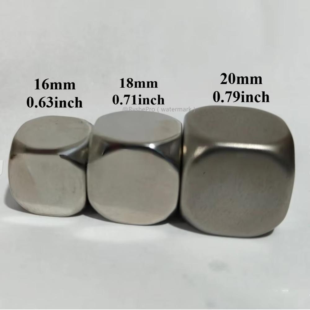 1pc Food Decision Dice Anniversary Date Night for Couple Stainless Steel Food Determine Dice Set Men Women Birthday Wedding Gift