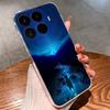 Case For Xiaomi17T 17Ultra Beautiful Flower Astronaut Anti-Fingerprint Transparent Shell For Xiaomi 17T 17 Ultra Coque Funda