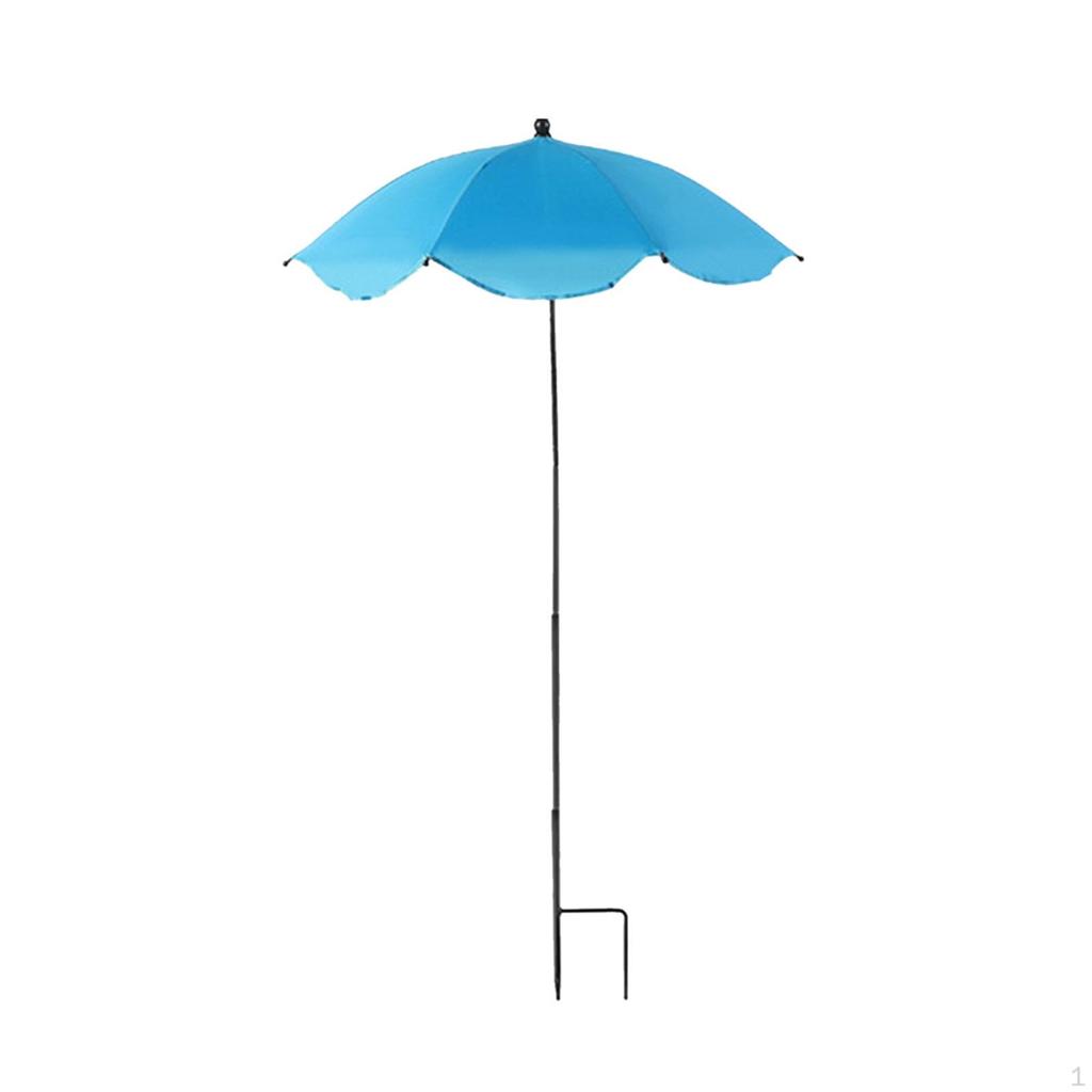Garden Parasol for Plant Coverage with Shade Cloth