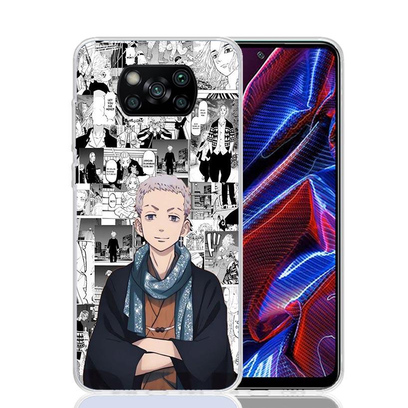 Anime Tokyo Aevengers Phone Case For Xiaomi Poco X7 X6 X5 Pro F7 Ultra Redmi 15C 15 13 13C 12 12C 10 10A 10C 9 9A 9C 9T Cover Po