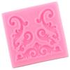 Barock Scroll Relief Silikonform DIY Backen Kuchen Rand Formen Schokolade Gumpaste Form Fondant Kuchen Dekorieren Werkzeuge Candy Ton Harz Formen