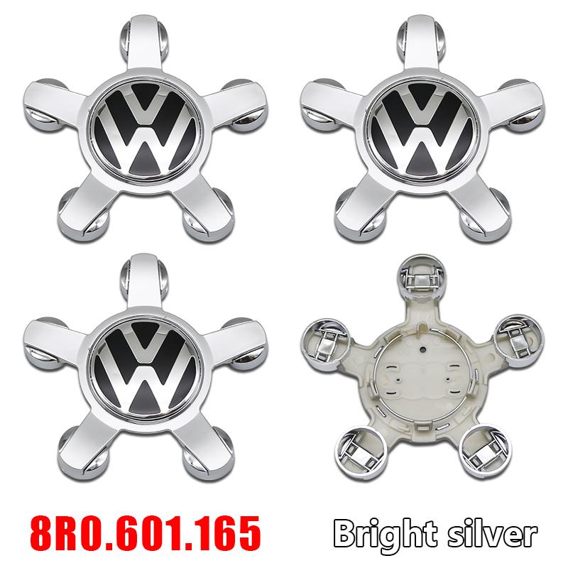 FD08-4pcs 135mm Volkswagen Car Wheel Center Cap Hub LOGO Covers Accessories For VW Golf Passat Tiguan Polo Jetta Beetle MK5 6 7 8