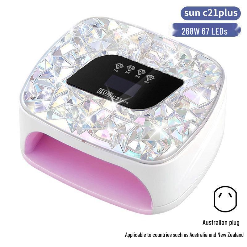 256W High Power UV/LED Dual Light Nail Curing Lamp