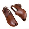 2026 new Fish Mouth Comfortable Versatile Mid-heeled Women shoes Women's Fashionable sandal Thick-heeled Outer wearing Slippers
