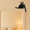 Black Cat Door Topper Wall Decor Spooky Silhouette Rustproof Seasonal Home Gift