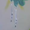 Silver Color Long Water Drop Tassel Earrings For Women Personalized Fashionable Daily Accessories Party Jewelry Birthday Gifts