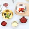 304 Stainless Steel Food Storage Tray Thickened Sauce Dipping Dish Snack Pan Kimchi Plate  Pot Seasoning Dish Kitchen Utensil