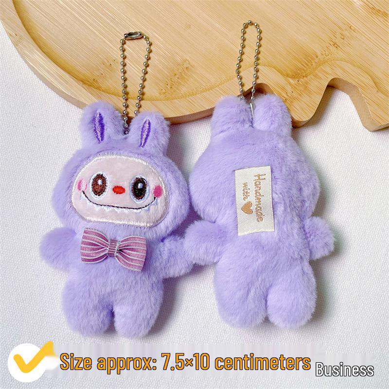 

Милый пищащий кулон Лабубу, плюшевая кукла-шарм