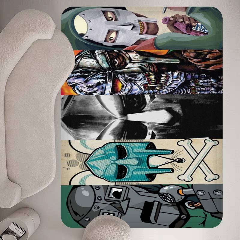 M-MF D-DOOM Rapper Door Mat Nordic Style Bedroom Living Room Doormat Home Balcony Anti-Slip Alfombra