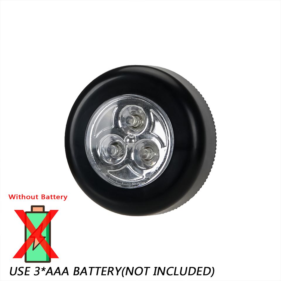 Mini lampka nocna 3 LED lampka nocna szafka na schody łazienka oświetlenie nocne pokój lampka do czytania zewnętrzna lampa na baterie AAA