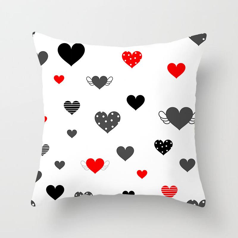 New Valentine's Day Pillowcase, Holiday Gift Home Decoration Pillow Cushion Cover, Love Pillow
