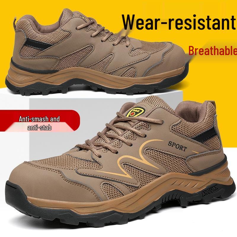 Miling Steel Toe Puncture Resistant Safety Work Shoes