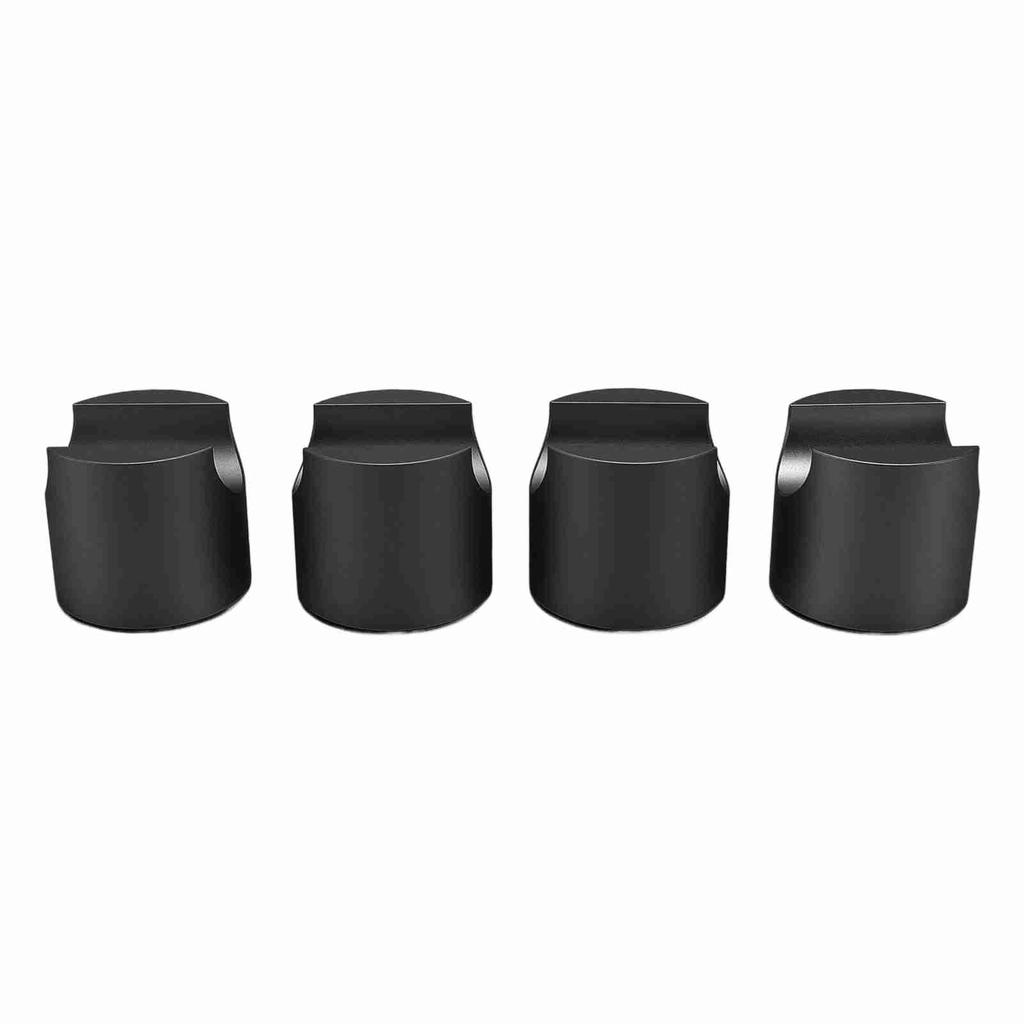 4pcs HiFi Cable Clamp Wire Bracket Aluminum Alloy Power Speaker Cable Riser Clip HiFi Cable Stabilizer Black
