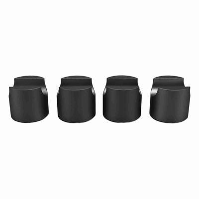 4ks HiFi svorka kabelu držák vodiče hliníková slitina napájecí reproduktorový kabel stoupací klip HiFi stabilizátor kabelu černá