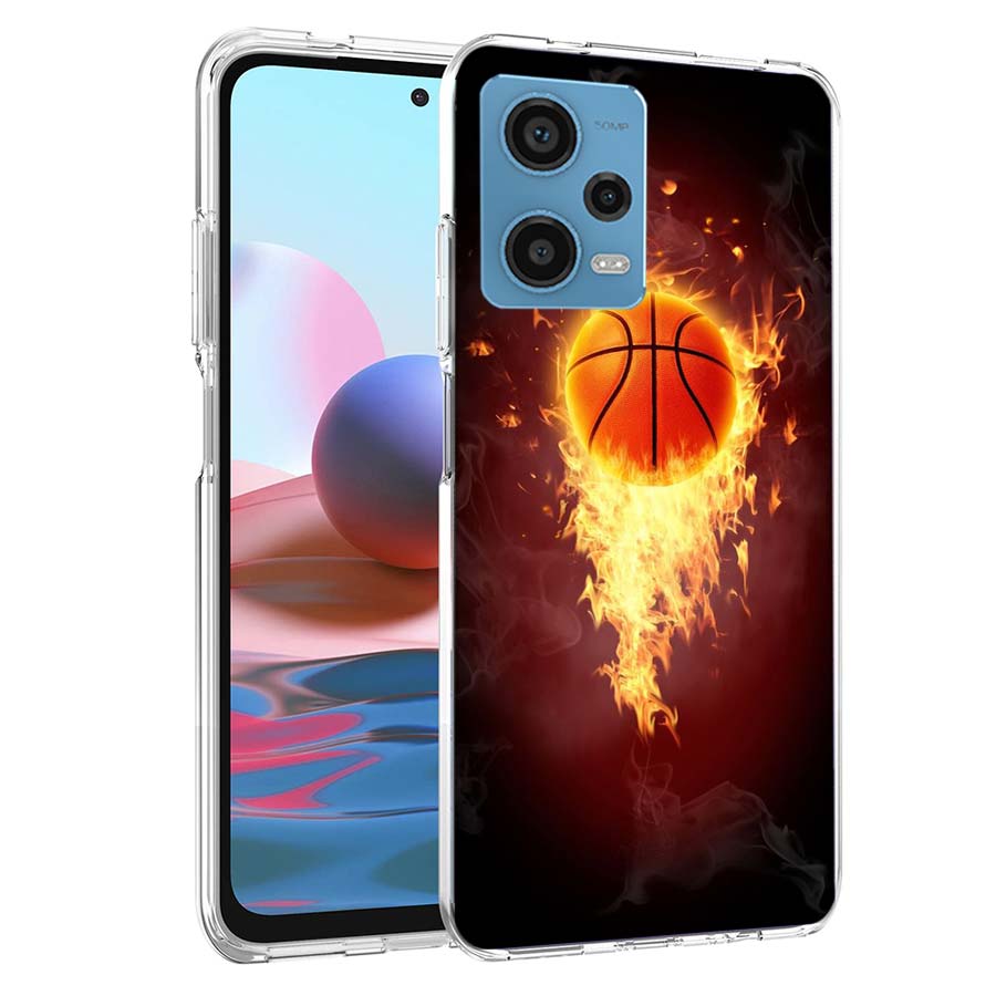 Basketball Phone Case For Redmi Note 13 12 14 15 Pro Plus 13R 11 11T 11E 11S 10 Pro 10S 9 9S Cover Cell Clear TPU Capa Cases Sho
