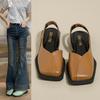 Fashion Fashion Flat Women Sandals Low Heel Roman Shoes with Simple Design for Daily Commuting,fairy Style Casual Single Shoes for Women