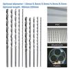 Diameter 1.5-5.5mm Length160-200mm High Speed Steel Extra Long HSS Straight Shank Glass Metal Tile Concrete Masonry Drill Bit