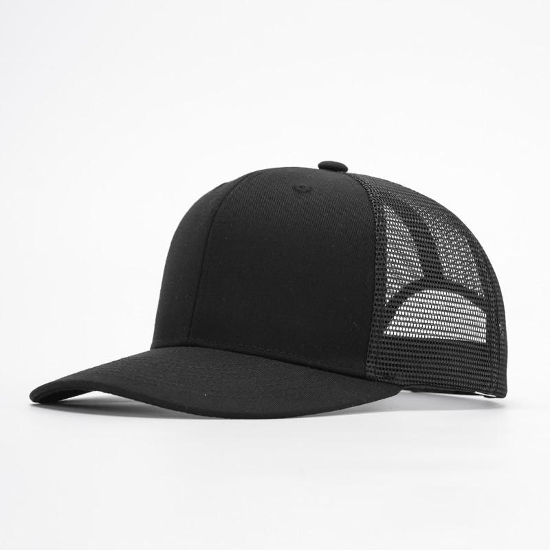 Micro Curved Brim Richardson Solid Color Sun Hat Men And Women Couple Net Hat Truck Hat Breathable Baseball Cap