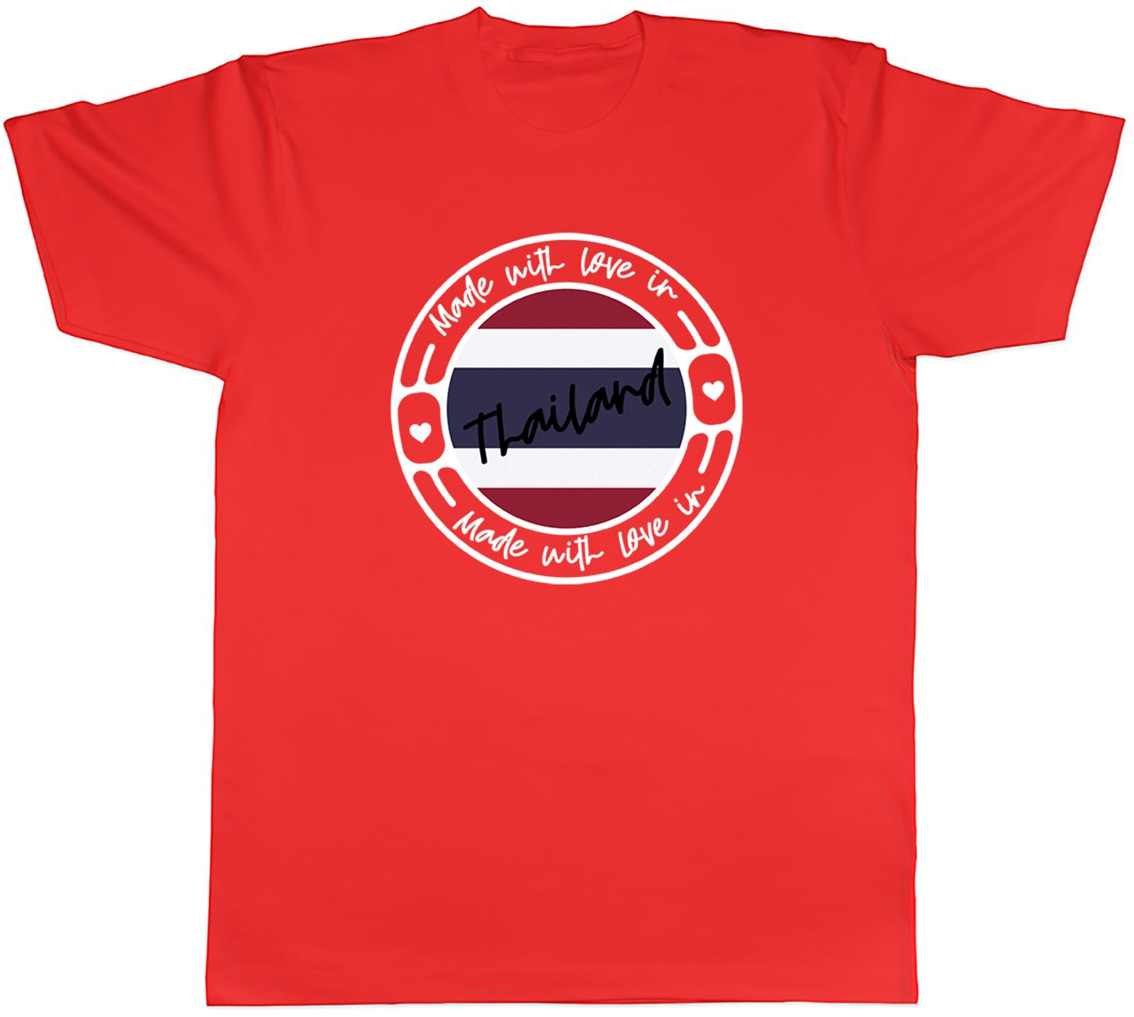 Made With Love In Thailand Country Unisexs Unisex TShirt Tee Gift S