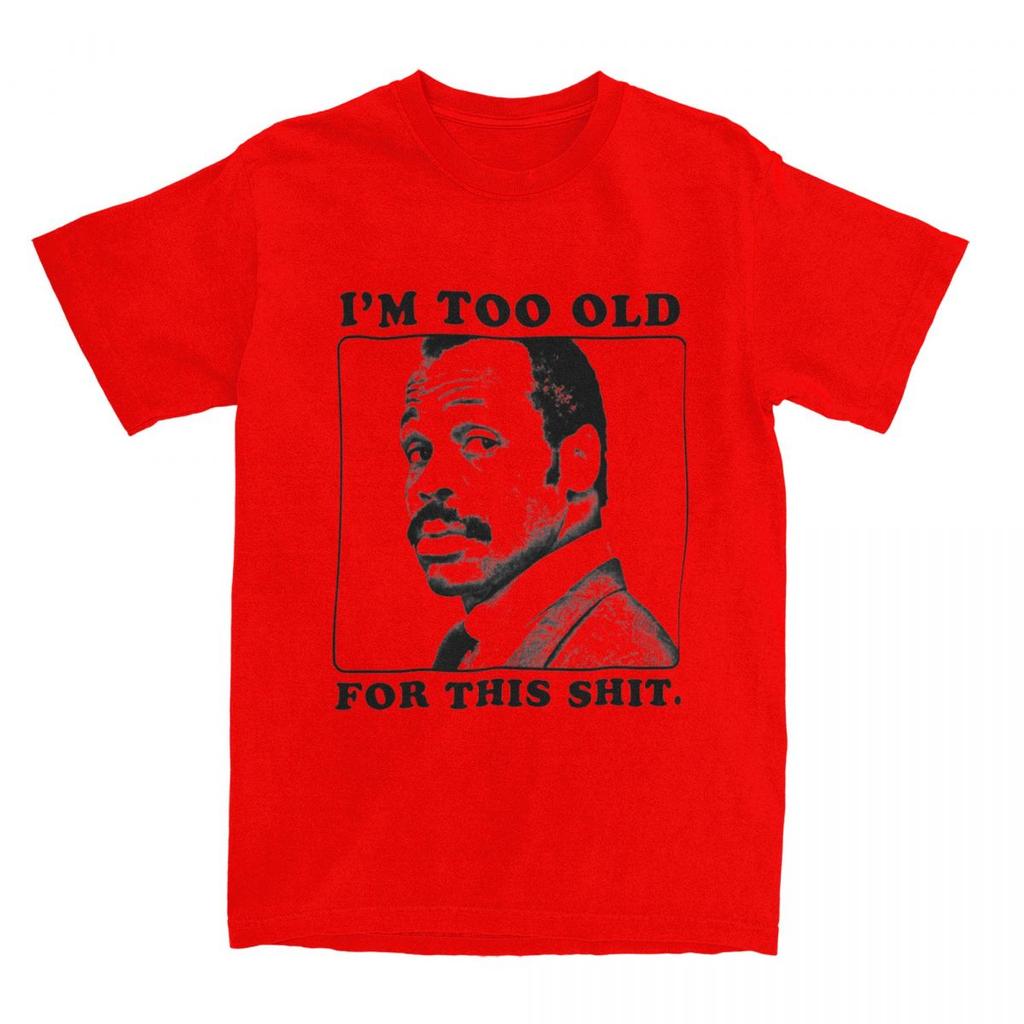 Men Women's Roger Murtaugh Lethal Weapon Shirt Accessories Pure Cotton T-shirt Clothing Vintage Tee Shirt Summer