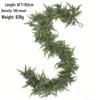 International Bestseller: Christmas Pine Needle Wreath with Realistic Norfolk Pine Branch Vine