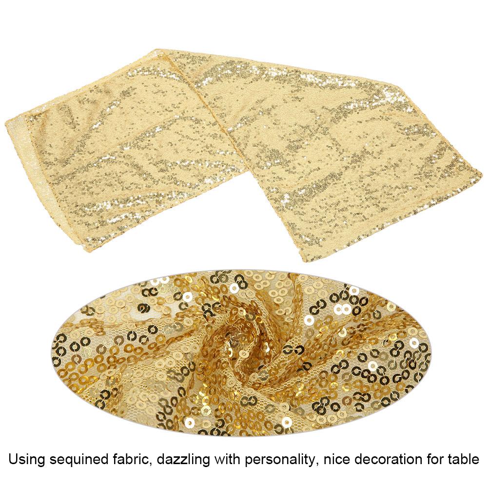 Sequin Tablecloth Decorative Table Cloth Decoration for Christmas Party Wedding