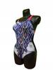 aM6957 ARENA PATCHWORK SWIM PRO 36 SWIMSUIT
