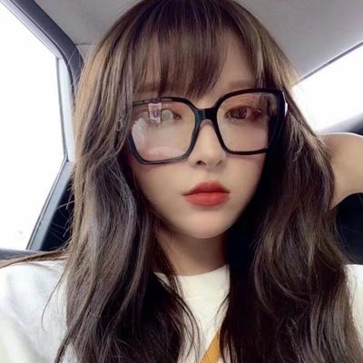 Xiaoxiang'S Same Glasses Frame 2137 Anti-Blue Light Radiation Large Frame Glasses Frame Female Myopia Frame Flat Mirror