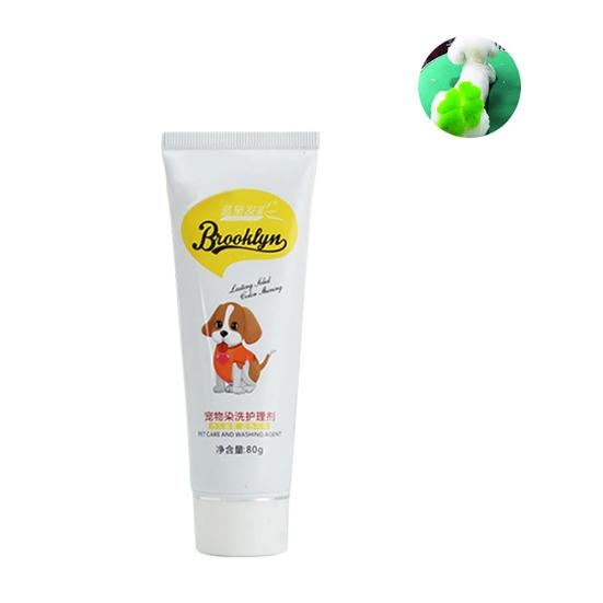 80g animal de compagnie chien chat animaux coloration des cheveux colorants teinture pigment Agent fournitures
