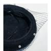 Women S Mesh Lace Beret Vintage Retro Large Head Size French Style Hat