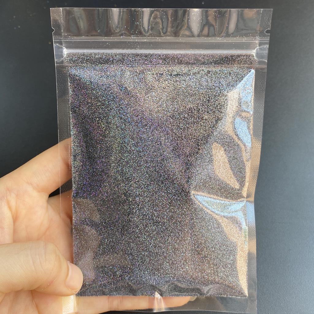 Bulk Solvent Resistant High Sparkling Holographic Glitter  Polyester Ultra Fine Glitter for Resin Crafts
